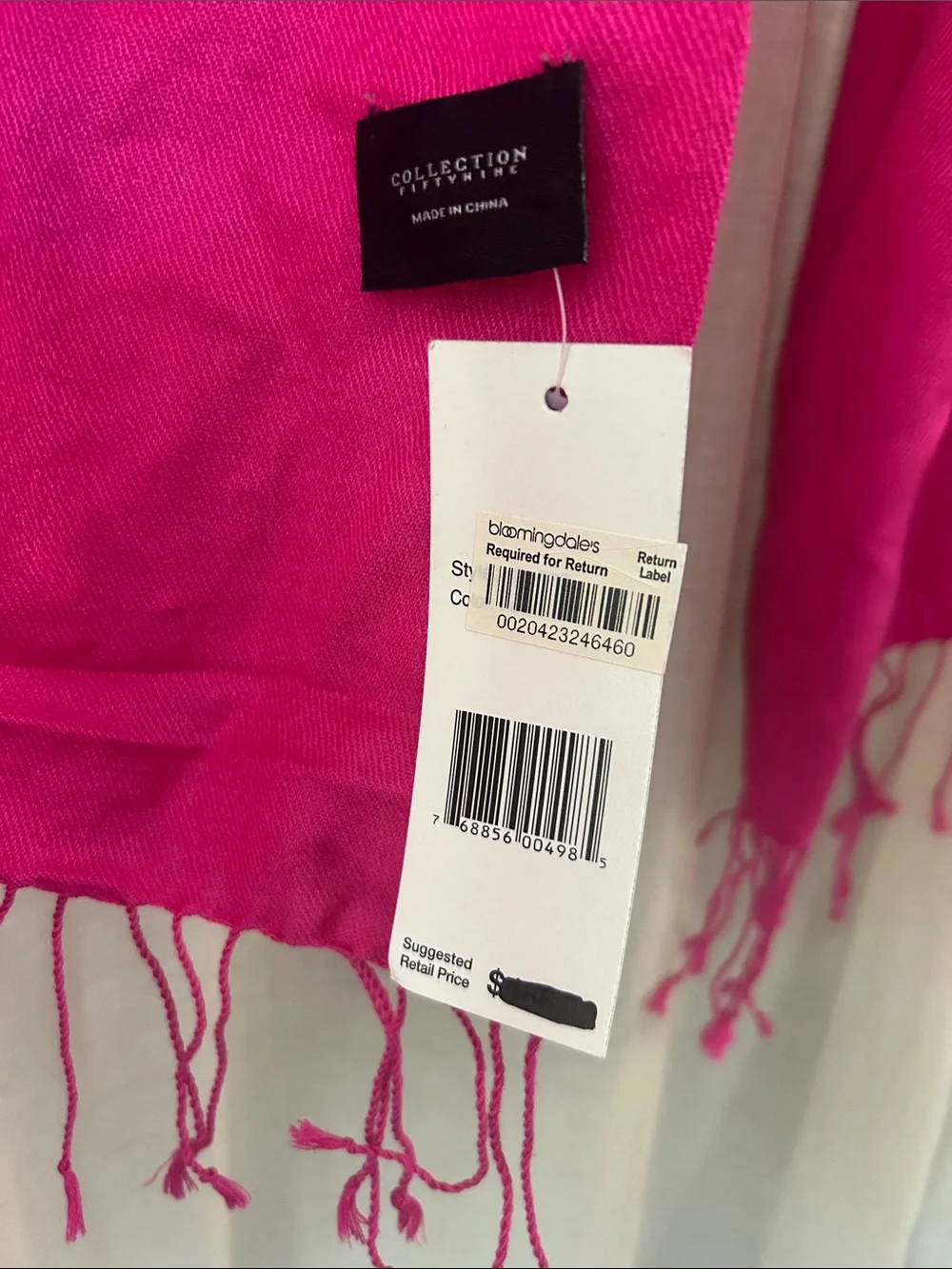 Cashmere and silk scarf/wrap, nwt